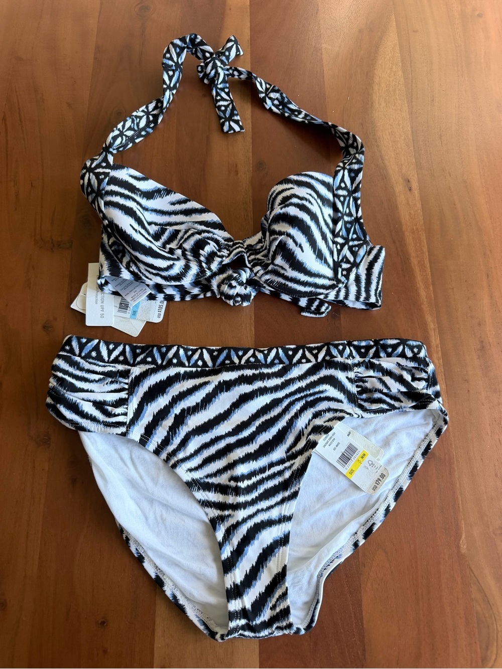 🦓 NWT Tommy Bahama Zanzibar Zebra Bikini Set | MSRP $184 🌴